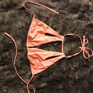 “Orange cream soda” cut out bikini top. medium.